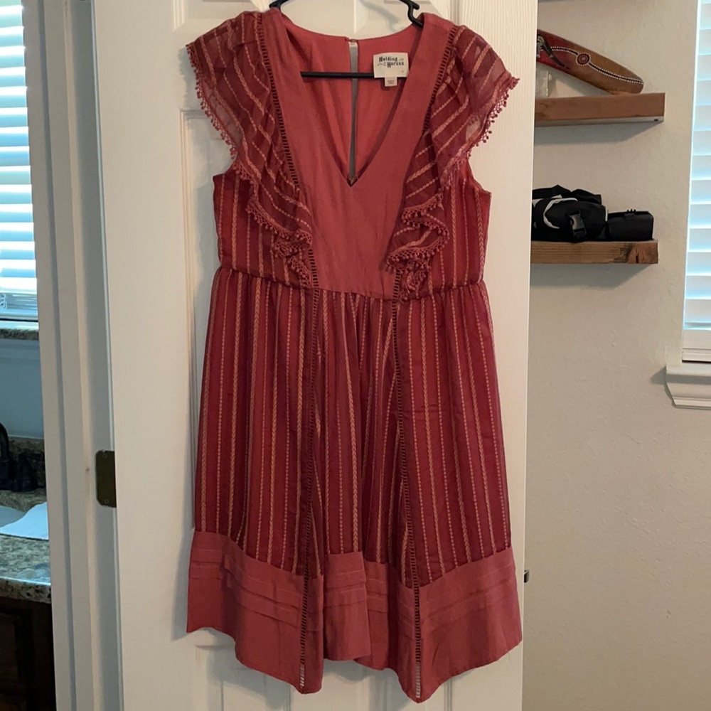 Anthropologie ruffle dress - Picture 1 of 2